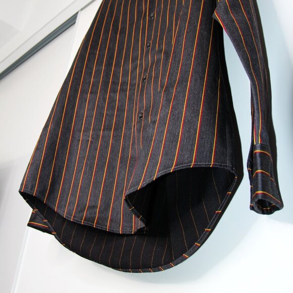 BNWT AW20 DSQUARED2 PREPPY STRIPE PATTERN SHIRT 48 & 52 - Picture 6 of 15